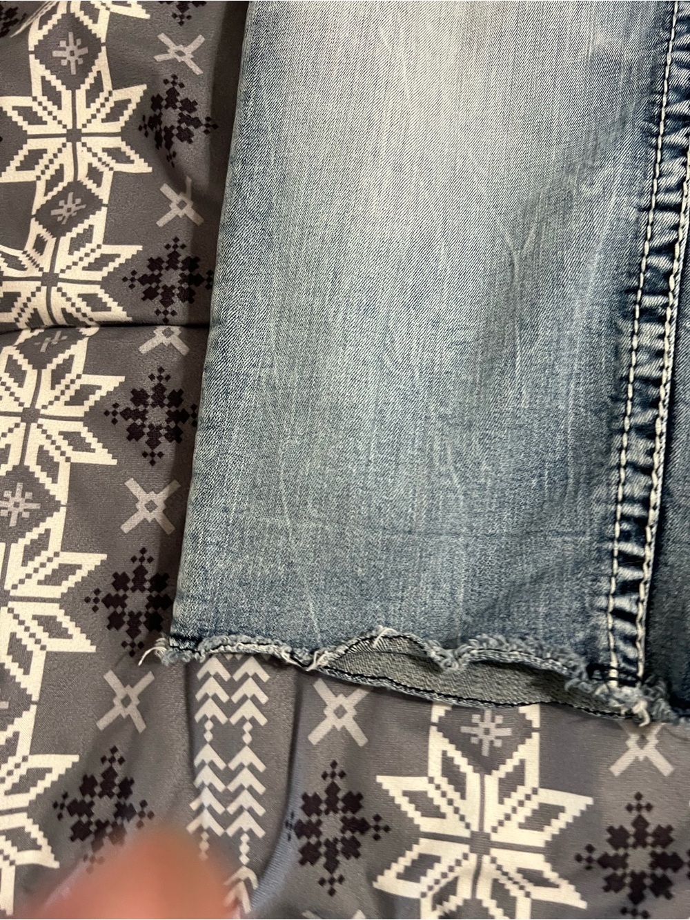 Vigoss Light Wash Capri that were cut by previous owner - Picture 3 of 11